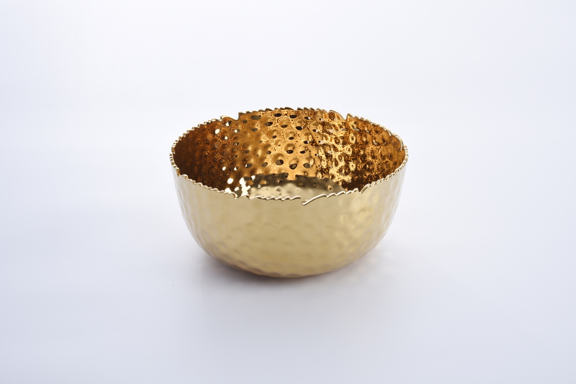 Large, gold round bowl PAMPABAY
