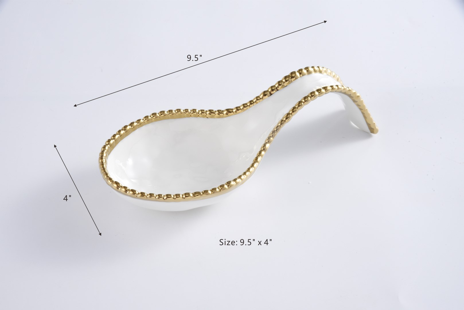 9.5 × 4 in
