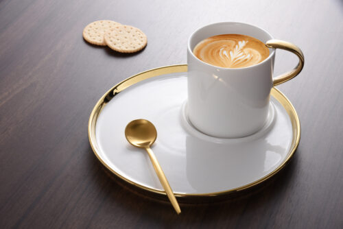 Image by Cappuccino Cup and Plate