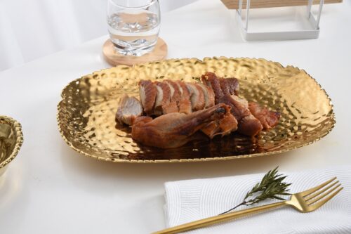 Image by Medium, gold serving platter
