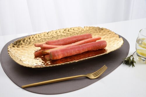 Image by Medium, gold serving platter