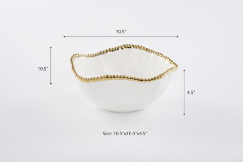 Size: 10.5 × 10.5 × 5 in