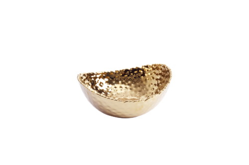 Image by Medium, gold oval bowl