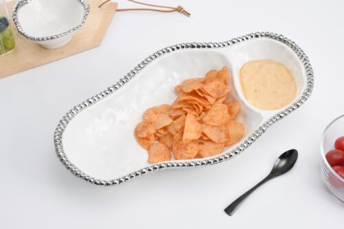 Image by 2 Section Serving Piece