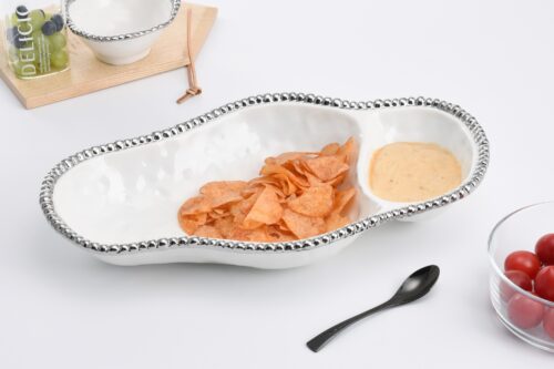Image by 2 Section Serving Piece