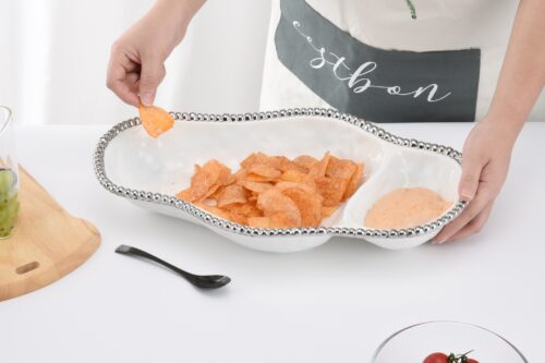 Image by 2 Section Serving Piece