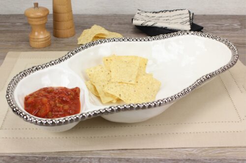 Image by 2 Section Serving Piece