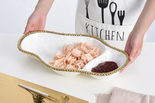 Image by 2 Section Serving Piece