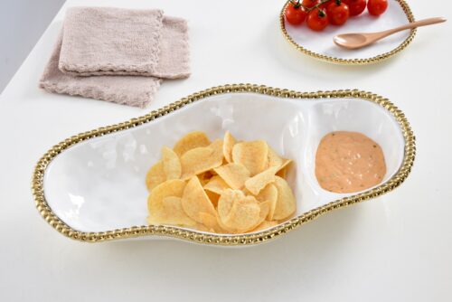 Image by 2 Section Serving Piece