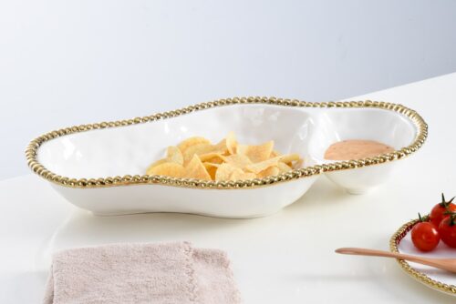 Image by 2 Section Serving Piece