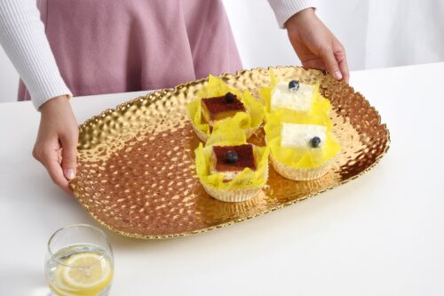 Image by Extra Large, gold serving platter