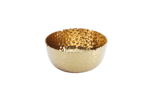 Image by Large, gold round bowl