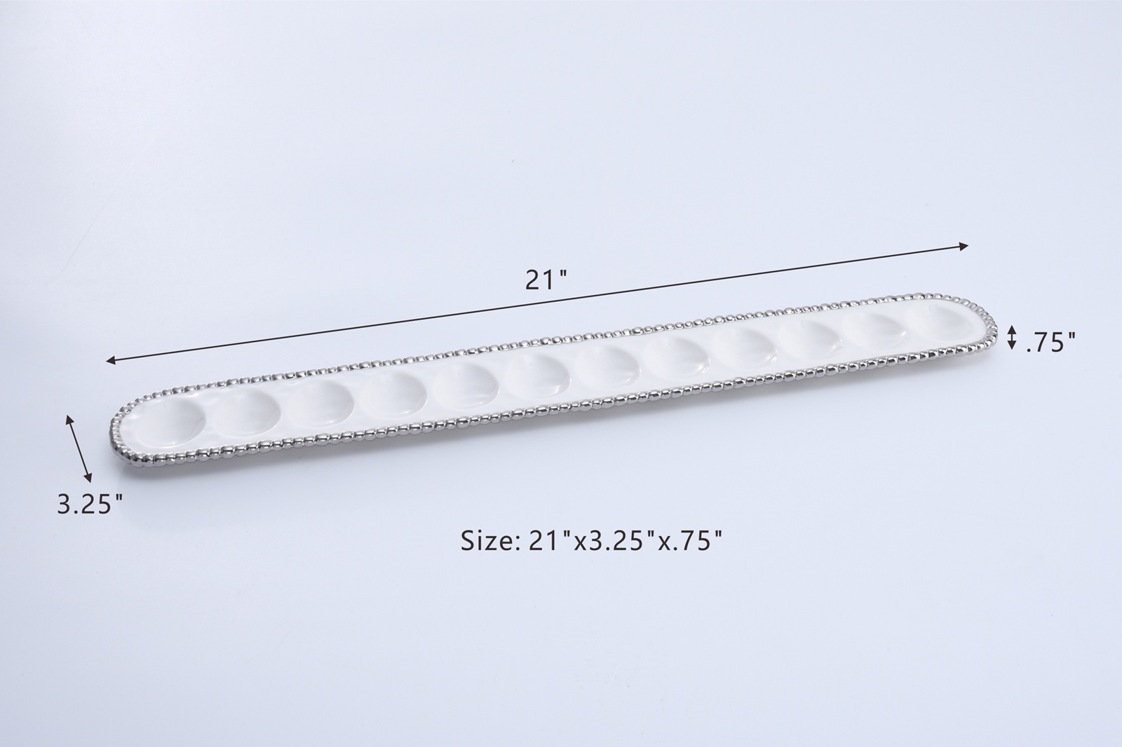 Size: 21" x 3.25" x 0.75"