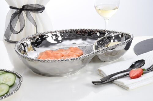 Image by 2 Section Serving Piece