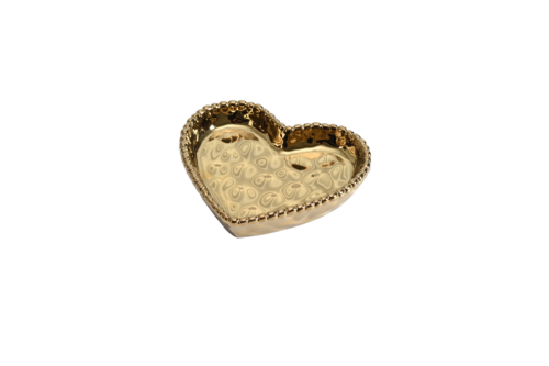 Image by Mini Heart Dish, Gold