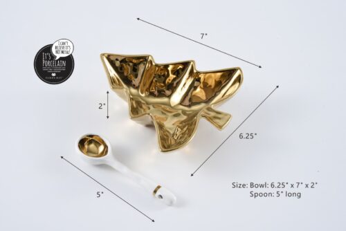 Size: 6.25" x 7" x 2" - Spoon: 5" Long