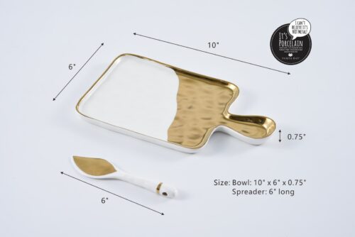 Size: 10 × 6 × 0.75 in