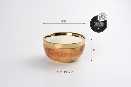 Size: 4" D x 2"