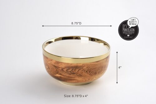Size: 8.75" D x 4"