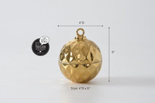 Size: 4" D x 5"