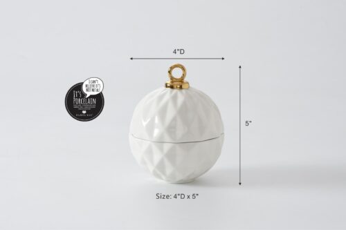 Size: 4" D x 5"