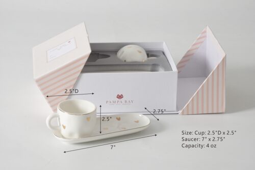 Image by Set of 2 Espresso Cups & Saucers