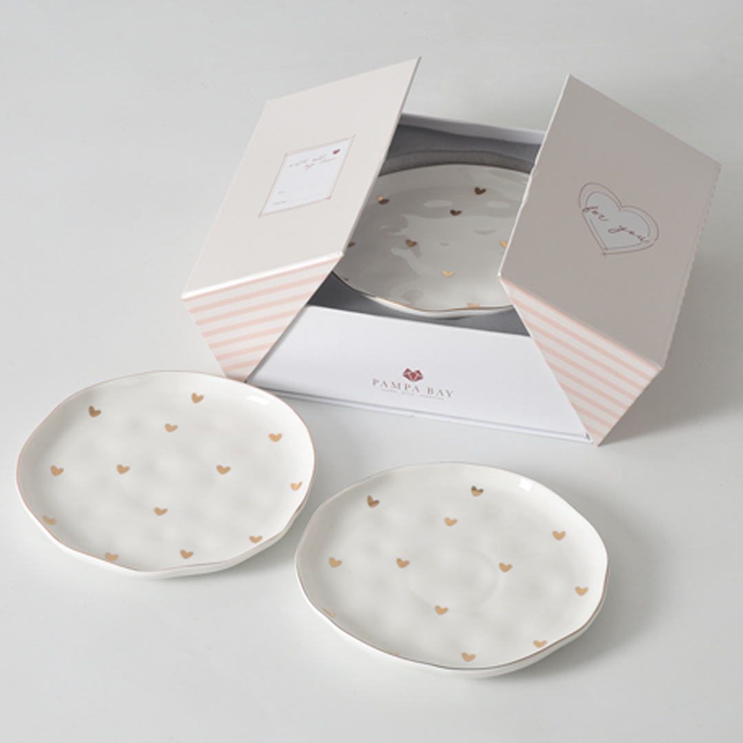 Set of 4 Dessert Plates - Pampa Bay
